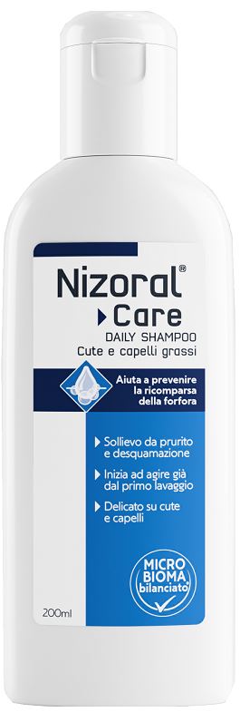 NIZORAL CARE DAILY SHAMPOO CUTE & CAPELLI GRASSI 200 ML - farmasorriso.com