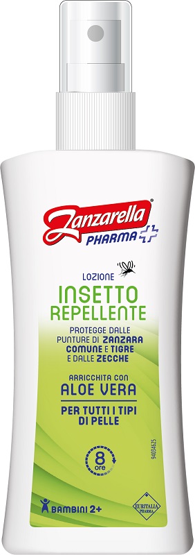 ZANZARELLA LOZIONE INSETTO REPELLENTE CON ALOE 100 ML - farmasorriso.com
