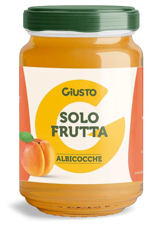 GIUSTO SOLO FRUTTA CONFETTURA ALBICOCCHE 220 G - farmasorriso.com