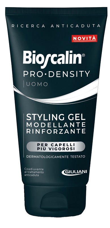 BIOSCALIN PRO DENSITY UOMO STYLING GEL MODELLANTE RINFORZANTE 150 ML - farmasorriso.com