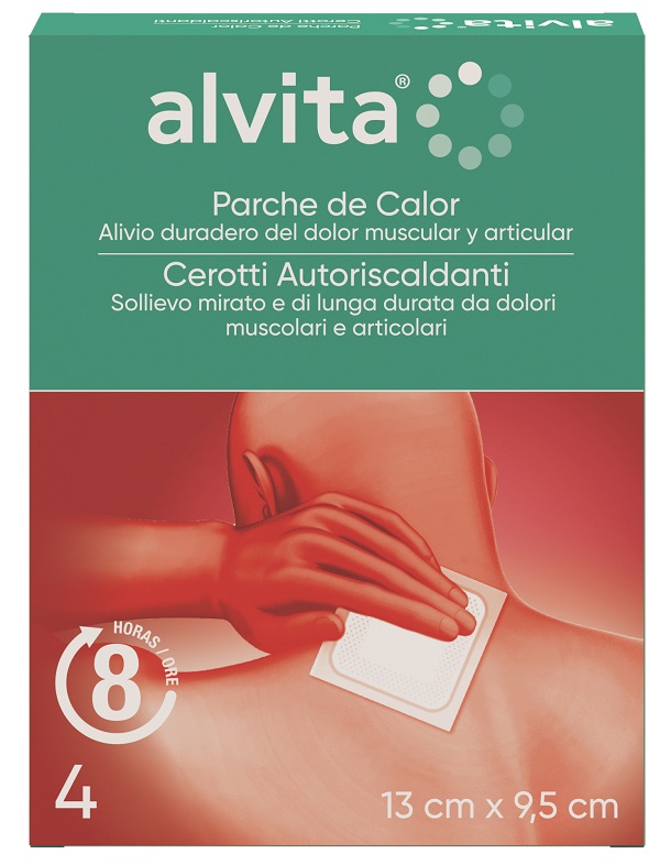 CEROTTO AUTORISCALDANTE ALVITA 4 PEZZI - farmasorriso.com