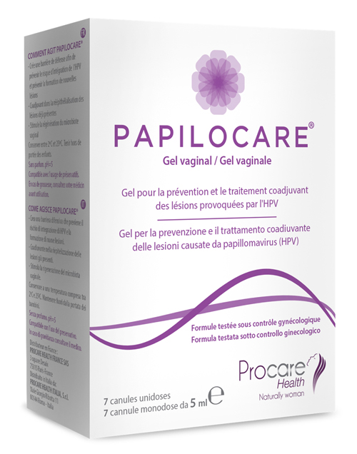 PAPILOCARE GEL VAGINALE 7 CANNULE MONODOSE X 5 ML - farmasorriso.com