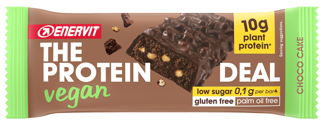 ENERVIT PROTEIN DEAL CHOCO CAKE VEGAN 40 G - farmasorriso.com