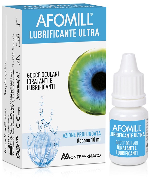 AFOMILL LUBRIFICANTE ULTRA GOCCE OCULARI 10 ML - farmasorriso.com