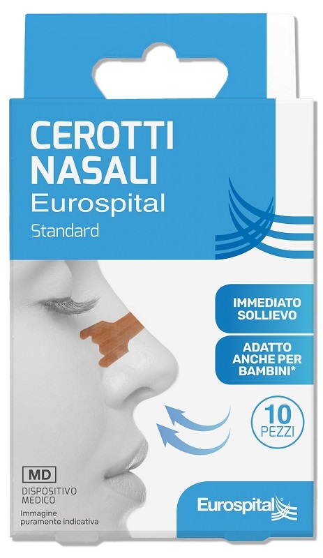CEROTTI NASALI STANDARD 5,6X1,8CM 10 PEZZI - farmasorriso.com