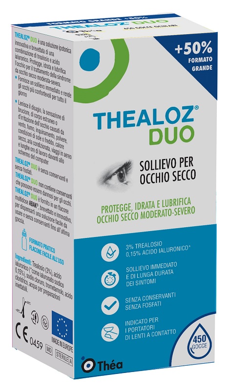 SOLUZIONE OFTALMICA THEALOZ DUO 15 ML - farmasorriso.com