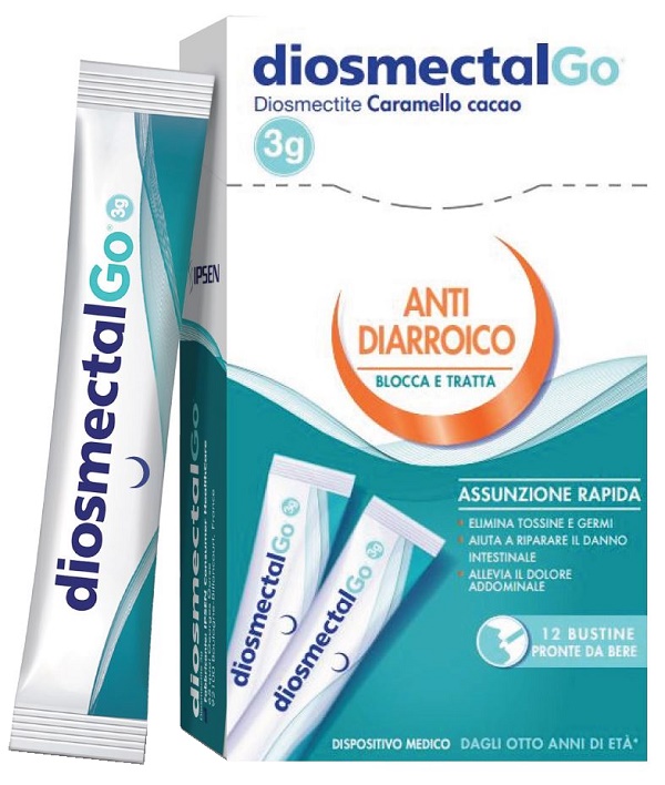 DIOSMECTALGO CARAMELLO CACAO 12 STICK - farmasorriso.com