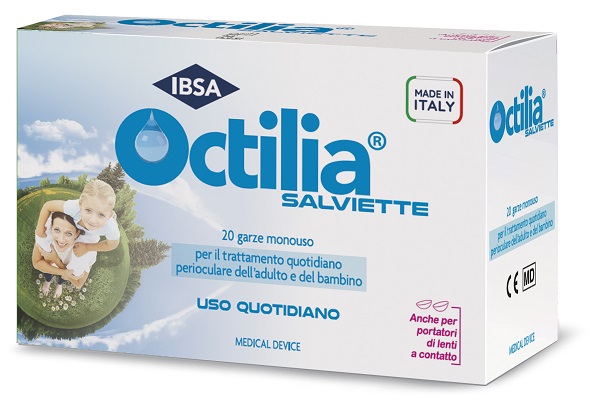 OCTILIA SALVIETTE PERIOCULARI 20 GARZE IN VISCOSA NON STERILI - farmasorriso.com