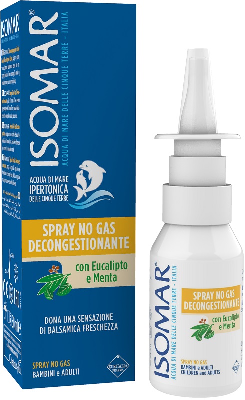 SPRAY NO GAS DECONGESTIONANTE ISOMAR 30 ML - farmasorriso.com