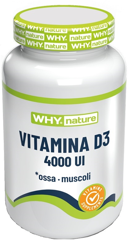 WHYNATURE VITAMINA D3 4000 UI 150 COMPRESSE DIVISIBILI - farmasorriso.com