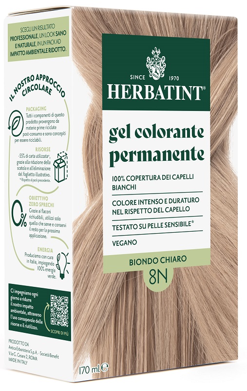 HERBATINT 8N BIONDO CHIARO 170 ML - farmasorriso.com