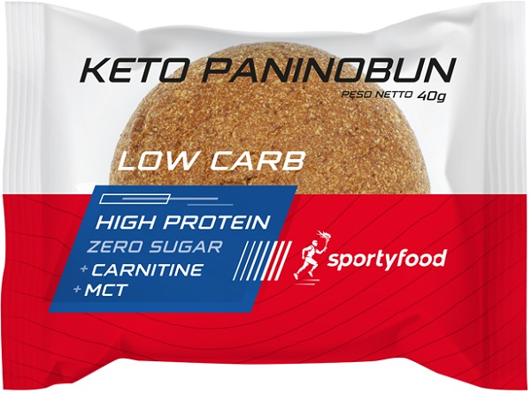 SPORTYFOOD KETO PANINOBUN 40 G - farmasorriso.com