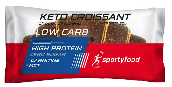 SPORTYFOOD KETO CROISSANT CHOCO ROLL RIPIENO 50 G - farmasorriso.com