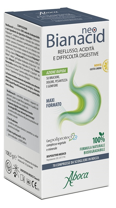 NEOBIANACID 70 COMPRESSE LIMONE - farmasorriso.com