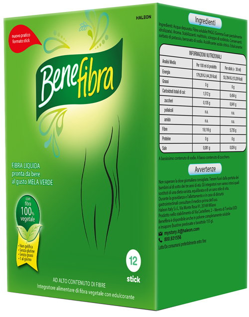 BENEFIBRA LIQUIDA 12 STICK DA 30 ML - farmasorriso.com
